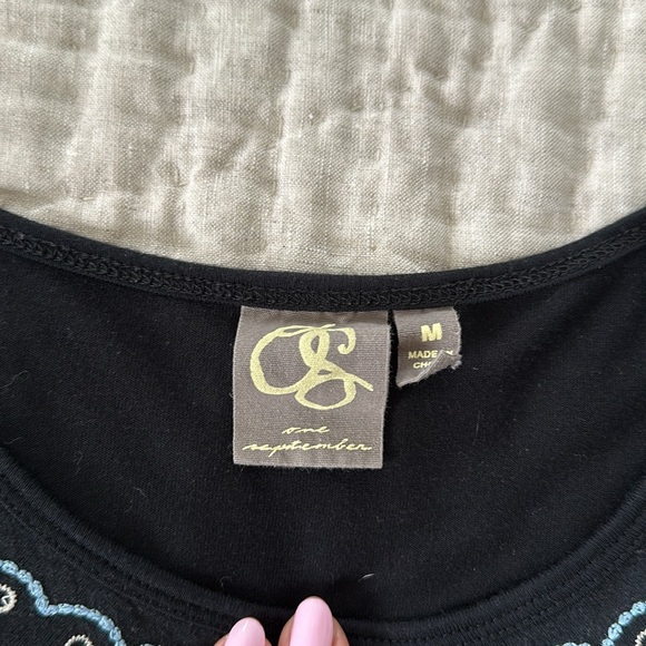 Anthropologie One September embroidered Top - Picture 4 of 6